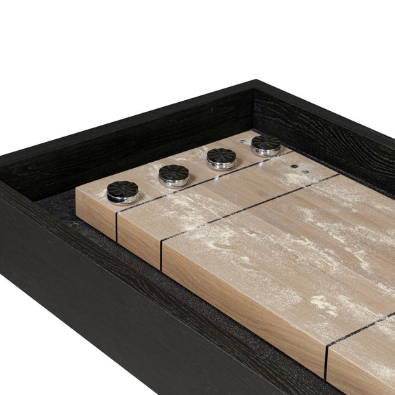 District Eight Large Shuffleboard Table - Ebonized Oak
