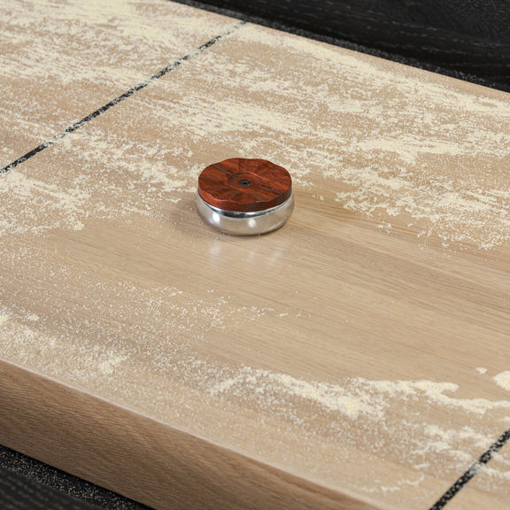 District Eight Large Shuffleboard Table - Ebonized Oak