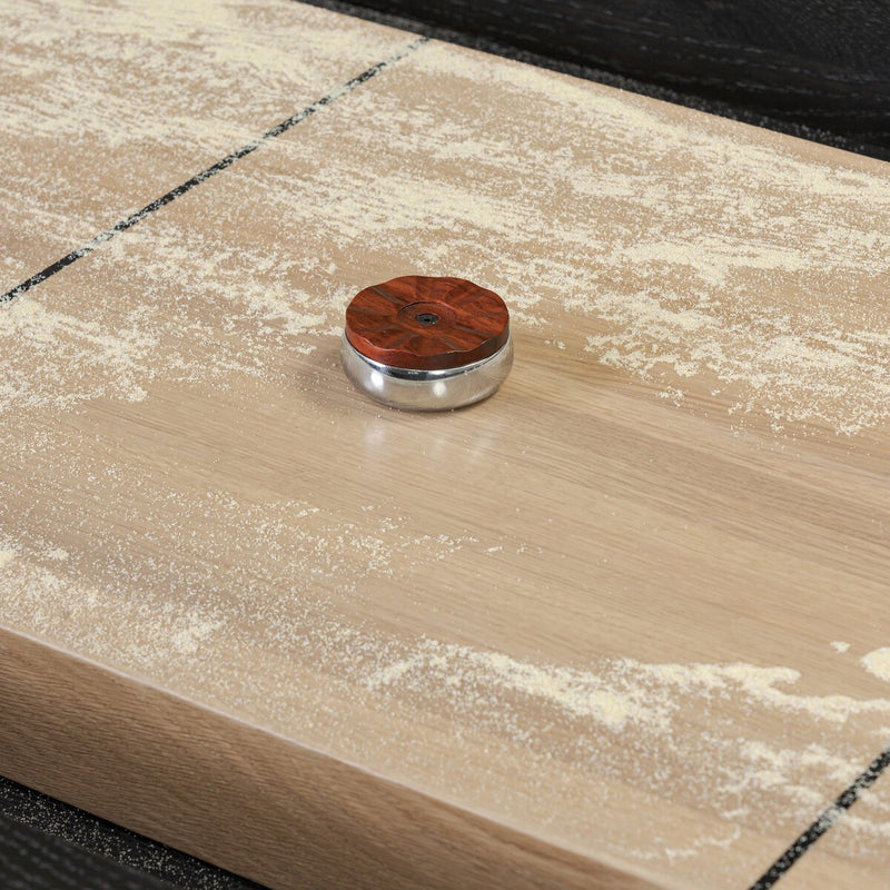 District Eight Large Shuffleboard Table - Ebonized Oak
