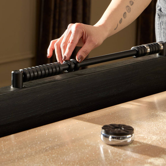 District Eight Large Shuffleboard Table - Ebonized Oak