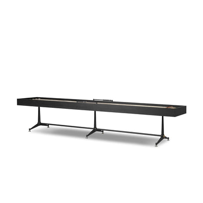 District Eight Large Shuffleboard Table - Ebonized Oak