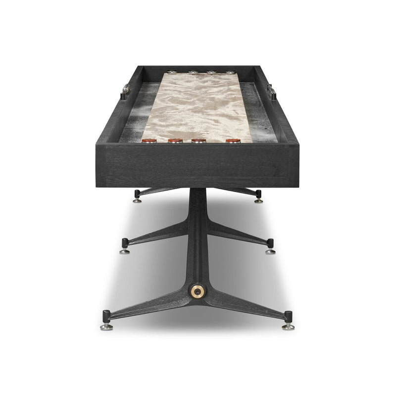 District Eight Large Shuffleboard Table - Ebonized Oak