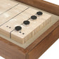 District Eight Small Shuffleboard Table - Smoked Oak