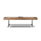 District Eight Small Shuffleboard Table - Smoked Oak