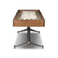 District Eight Small Shuffleboard Table - Smoked Oak