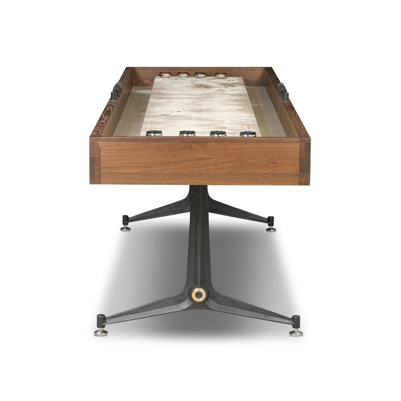 District Eight Small Shuffleboard Table - Smoked Oak