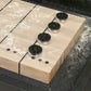 District Eight Small Shuffleboard Table - Ebonized Oak