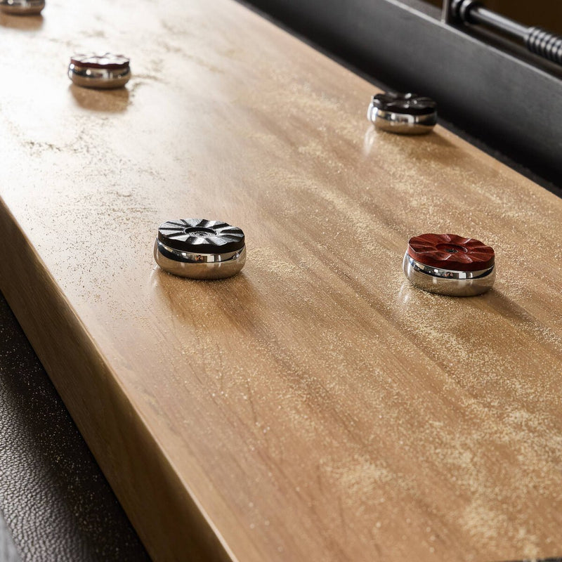 District Eight Small Shuffleboard Table - Ebonized Oak