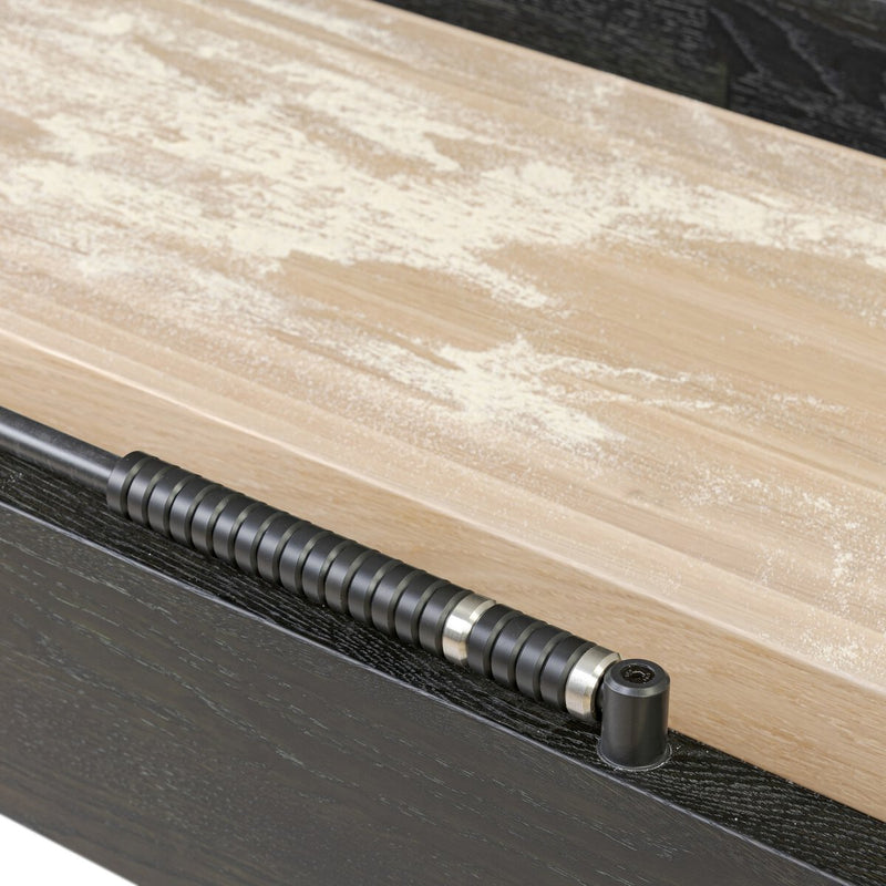 District Eight Small Shuffleboard Table - Ebonized Oak
