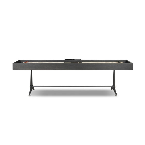 District Eight Small Shuffleboard Table - Ebonized Oak