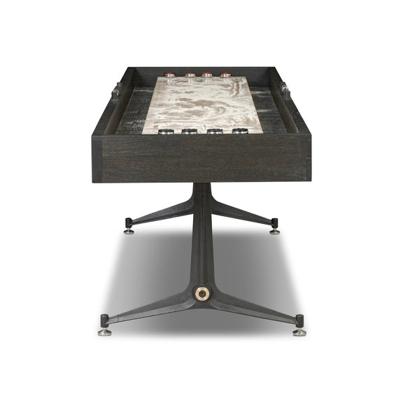 District Eight Small Shuffleboard Table - Ebonized Oak