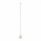 Marbled Globe 300 Pendant - Burnished Brass