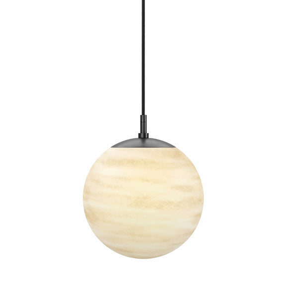 Marbled Globe 300 Pendant - Black Gunmetal