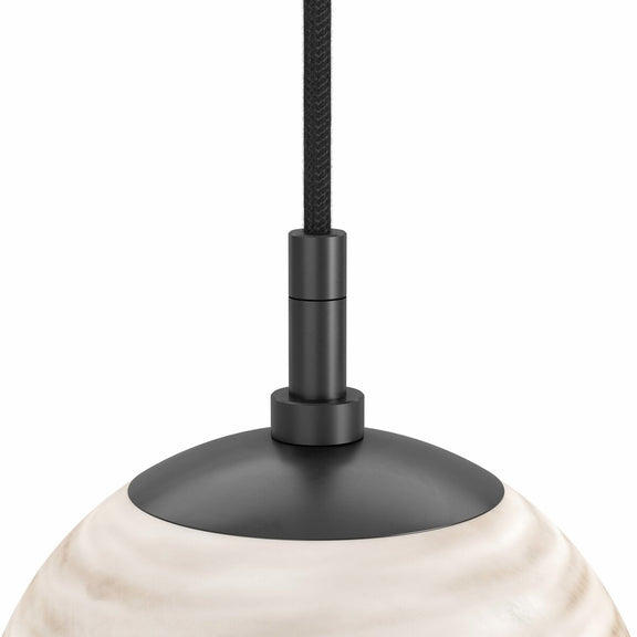 Marbled Globe 200 Pendant - Black Gunmetal