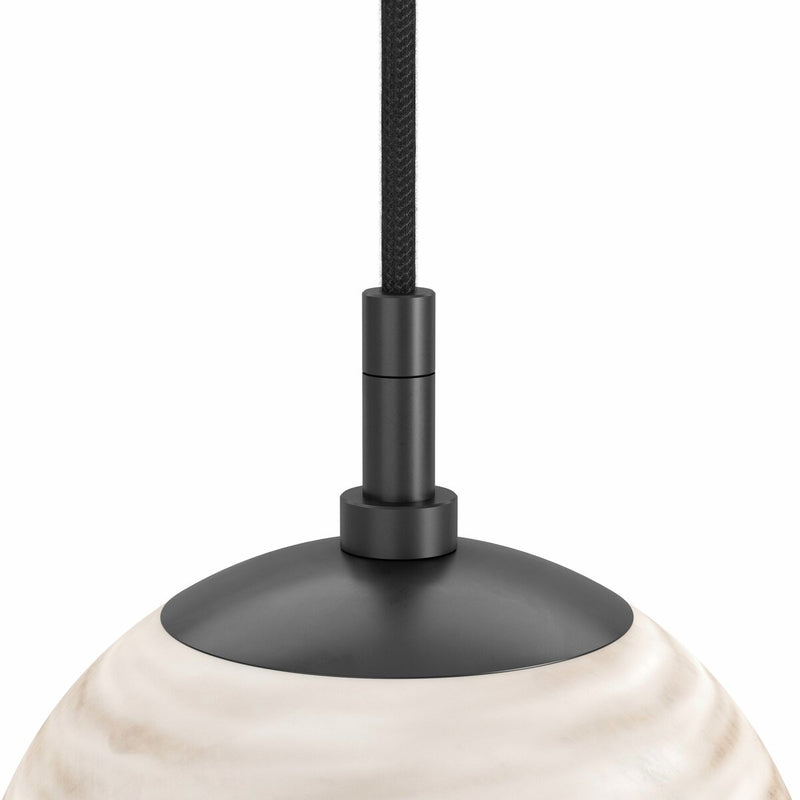 Marbled Globe 200 Pendant - Black Gunmetal