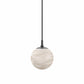 Marbled Globe 200 Pendant - Black Gunmetal