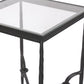 Babylon Small End Table - Tempered Glass