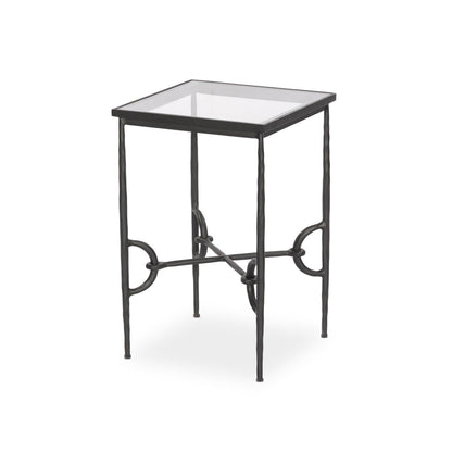 Babylon Small End Table - Tempered Glass