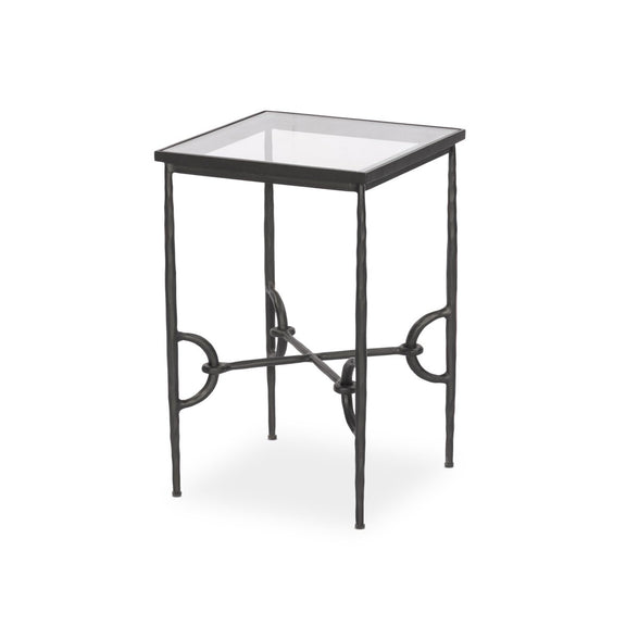 Babylon Small End Table - Tempered Glass