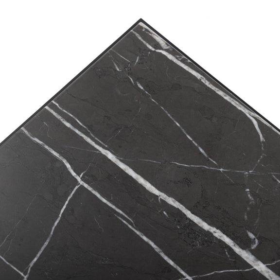 Babylon Small End Table - Grey Italian Marble