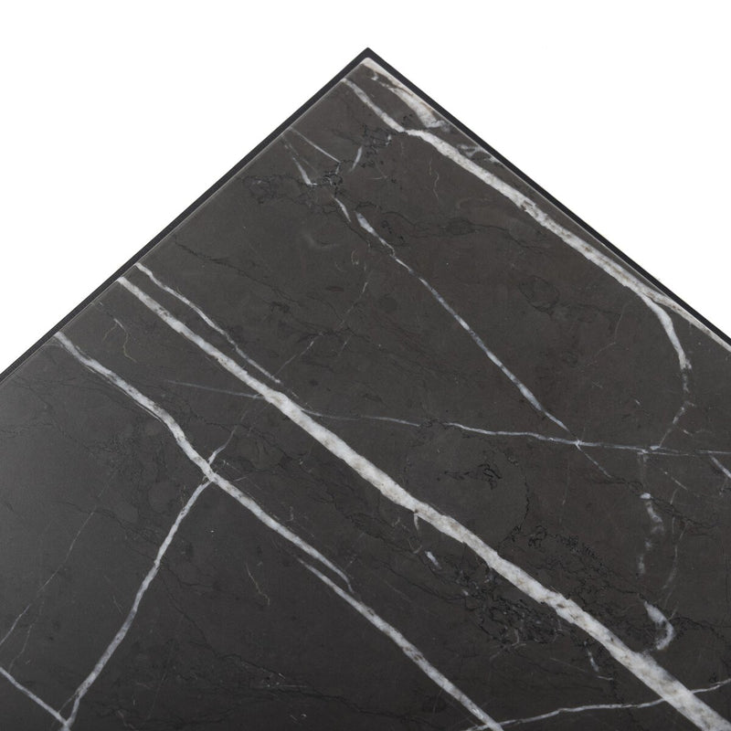 Babylon Small End Table - Grey Italian Marble
