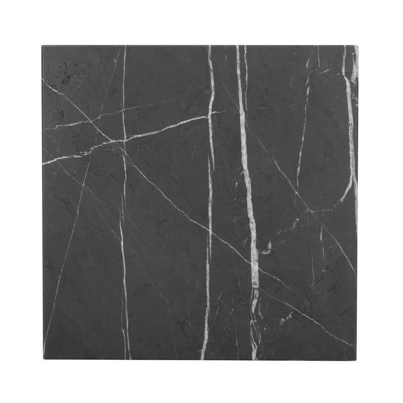 Babylon Small End Table - Grey Italian Marble