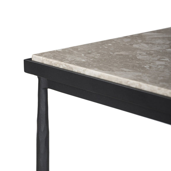 Babylon Small End Table - Lunar Marble