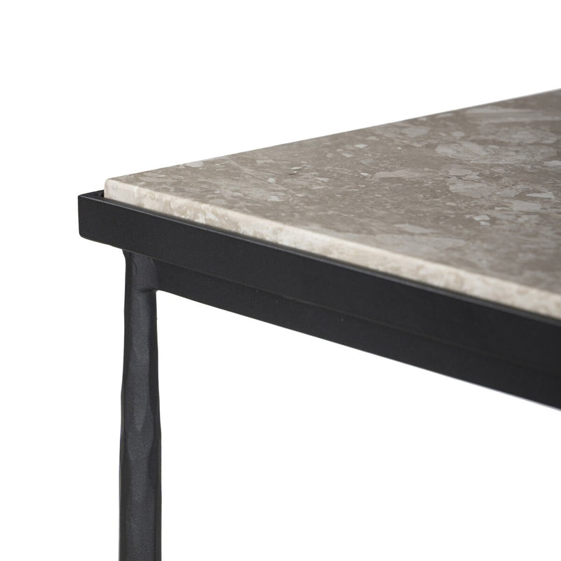 Babylon Small End Table - Lunar Marble
