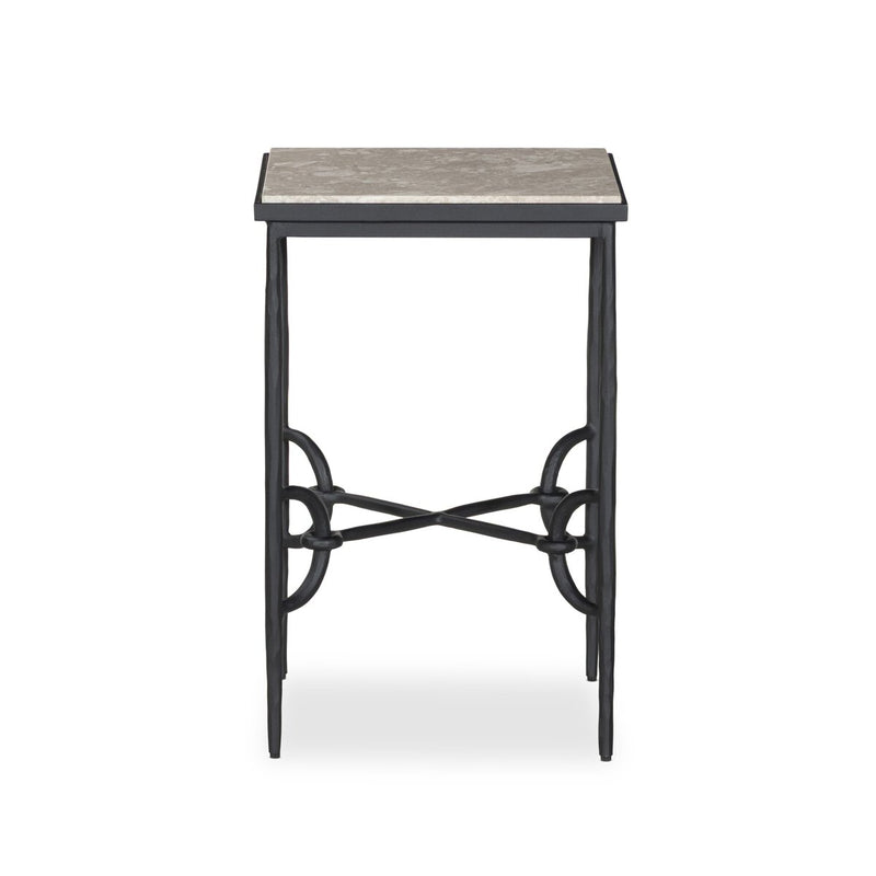 Babylon Small End Table - Lunar Marble