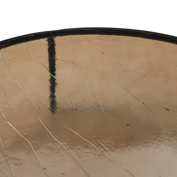 Yoko Grand Coffee Table - Smoked Brown Cast Glass