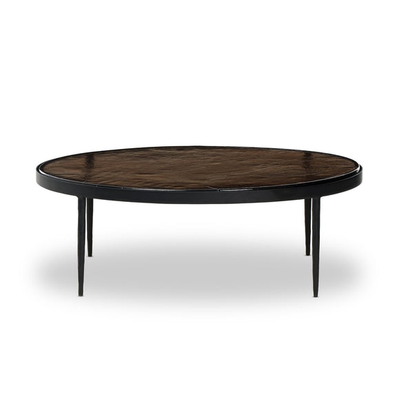 Yoko Grand Coffee Table - Smoked Brown Cast Glass