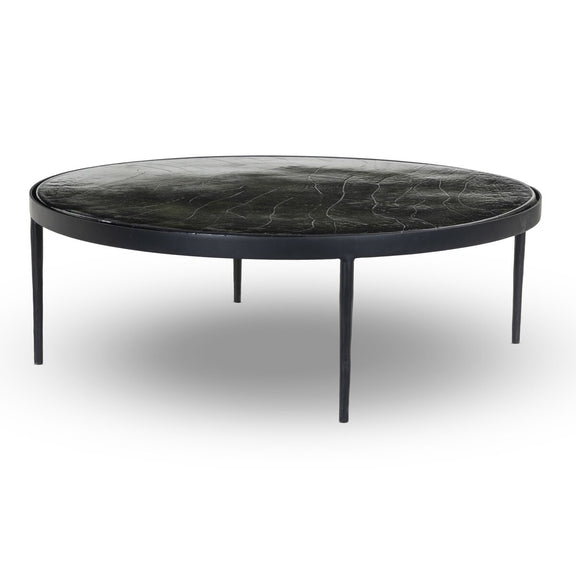 Yoko Grand Coffee Table - Moss Cast Glass