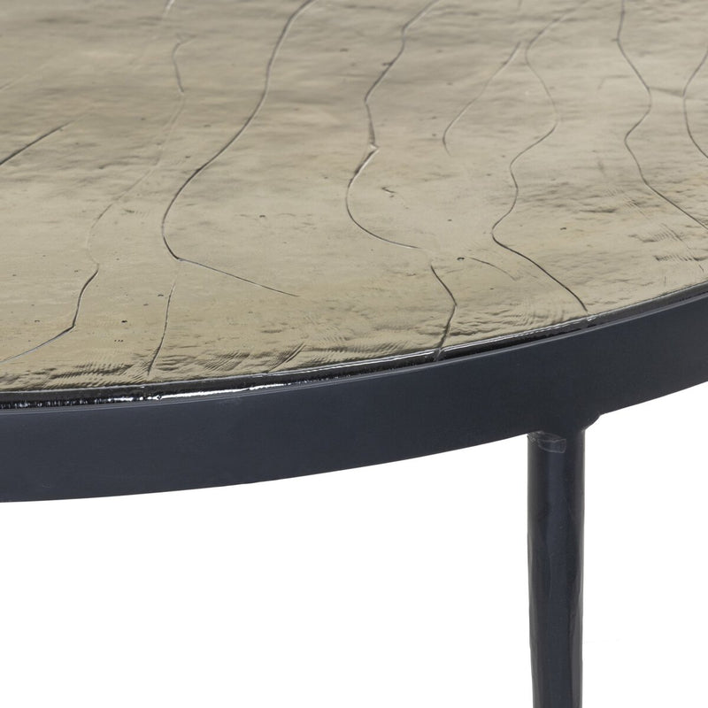 Yoko Grand Coffee Table - Clear Cast Glass