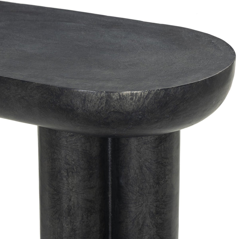 Sante Console Table - Raw Black