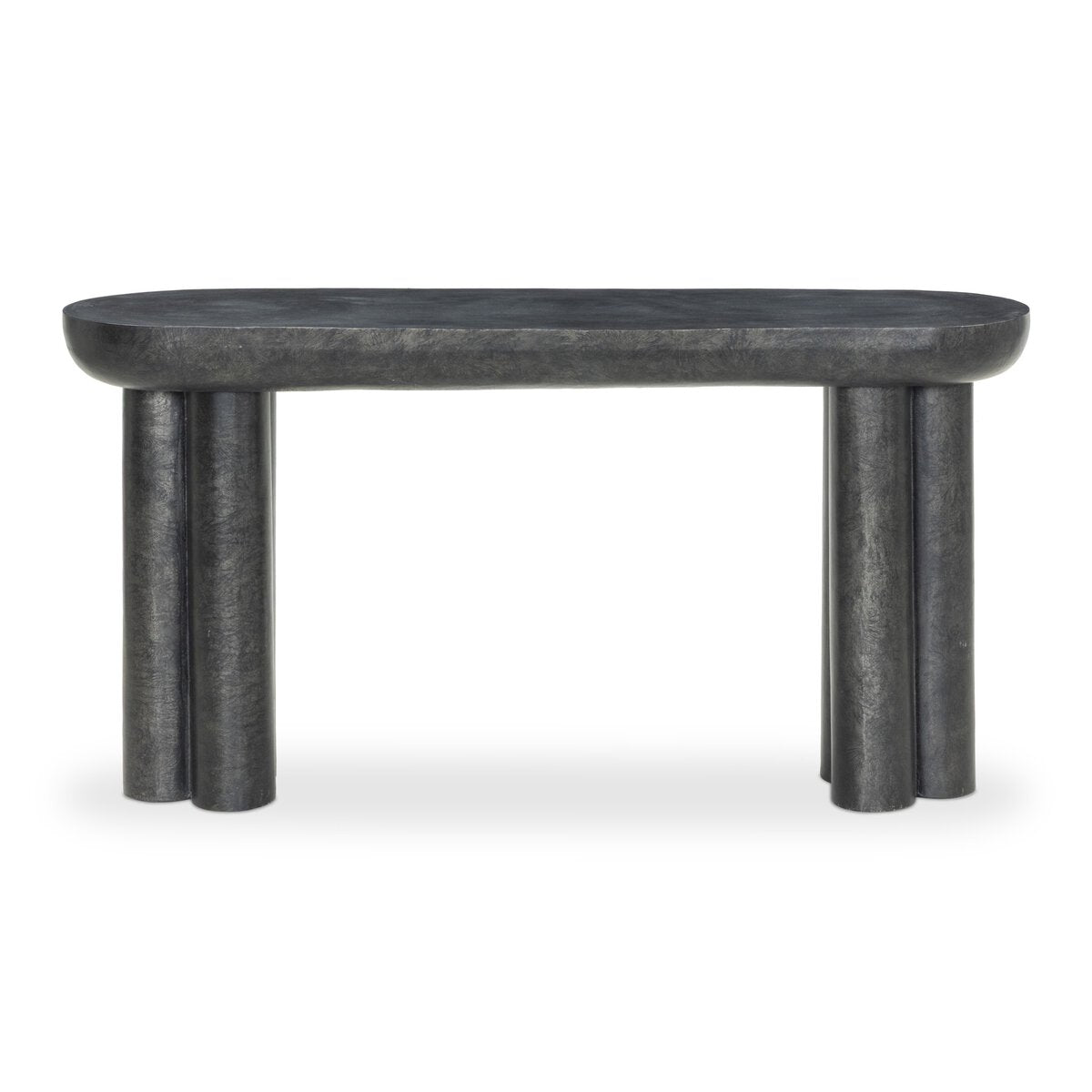 Sante Console Table - Raw Black
