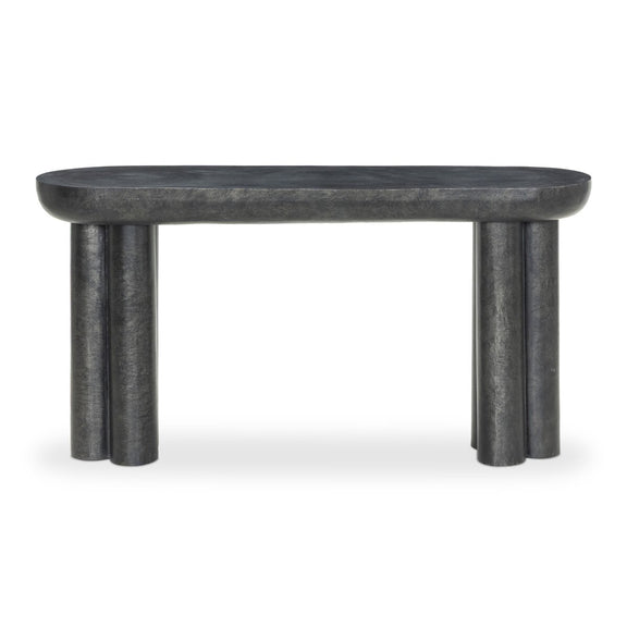 Sante Console Table - Raw Black