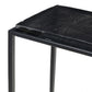 Dalston Cast Glass Console Table - Smoked Black Cast Glass