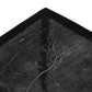 Dalston Cast Glass Console Table - Smoked Black Cast Glass