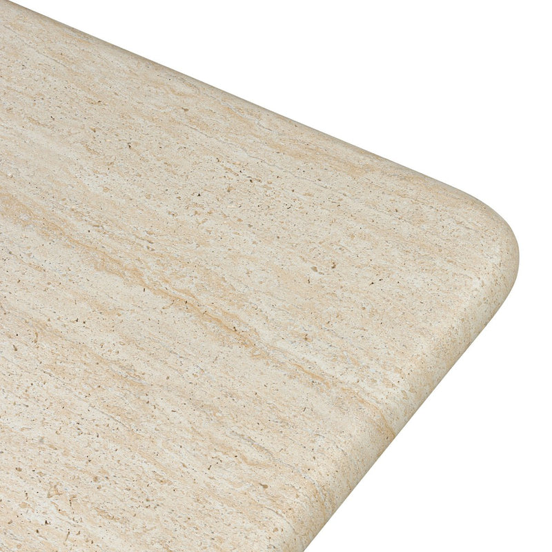 Cava Outdoor Coffee Table - Textured Sand Concrete