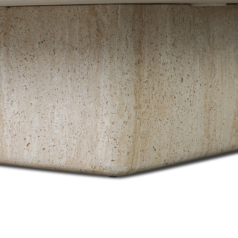 Cava Outdoor Coffee Table - Textured Sand Concrete