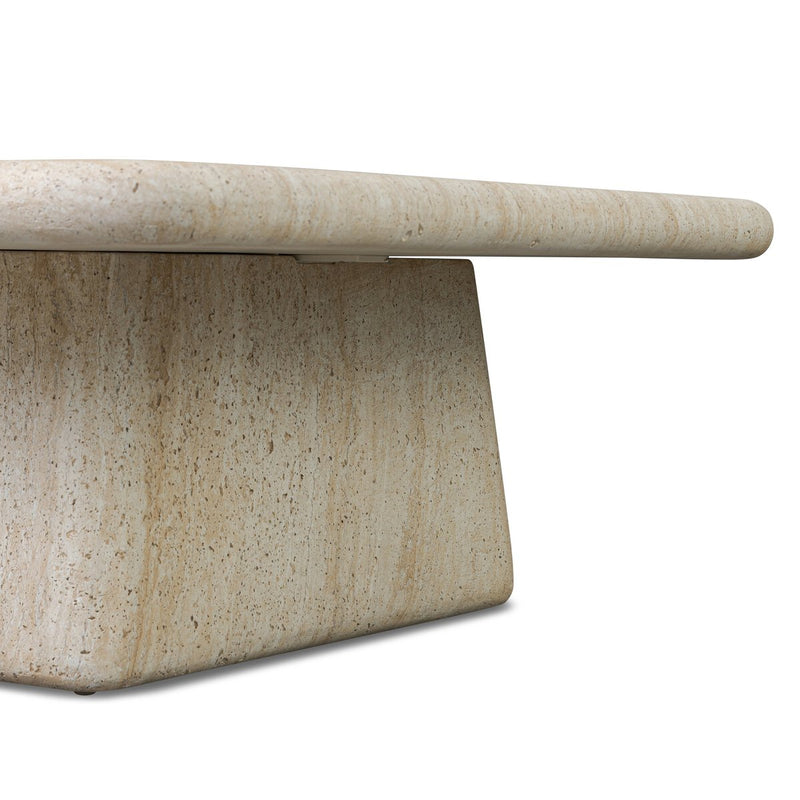 Cava Outdoor Coffee Table - Textured Sand Concrete