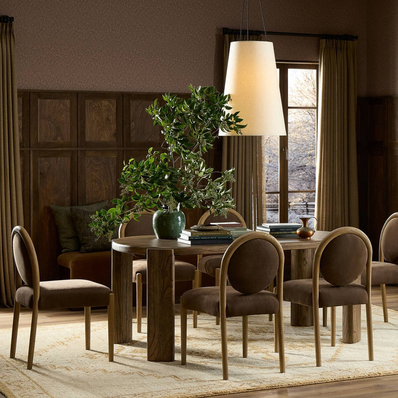 Dua Dining Table - Weathered Neem