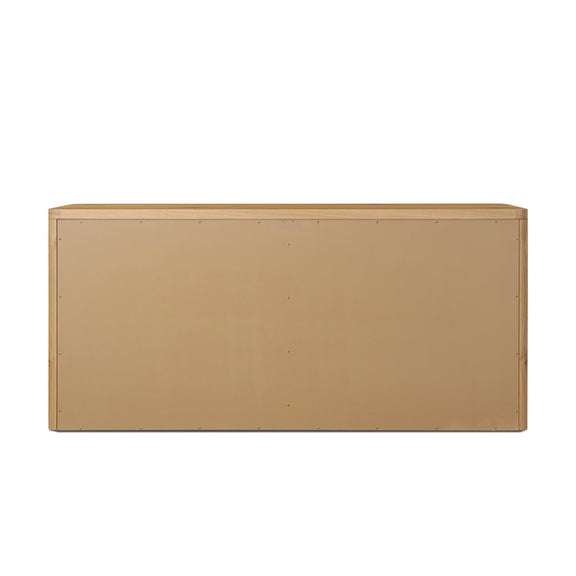 Novella 6 Drawer Dresser - Natural Oak Veneer Thick Random