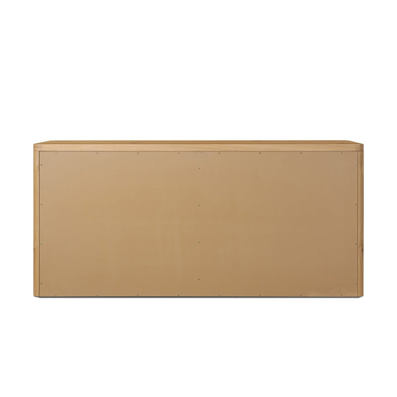 Novella 6 Drawer Dresser - Natural Oak Veneer Thick Random