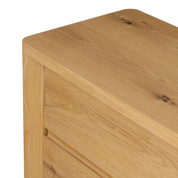 Novella 6 Drawer Dresser - Natural Oak Veneer Thick Random