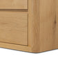 Novella 6 Drawer Dresser - Natural Oak Veneer Thick Random