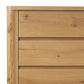 Novella 4 Drawer Dresser - Natural Oak Veneer Thick Random