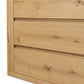 Novella 4 Drawer Dresser - Natural Oak Veneer Thick Random