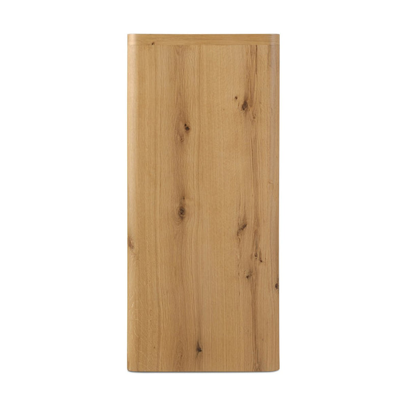 Novella 4 Drawer Dresser - Natural Oak Veneer Thick Random