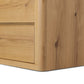 Novella Nightstand - Natural Oak Veneer Thick Random